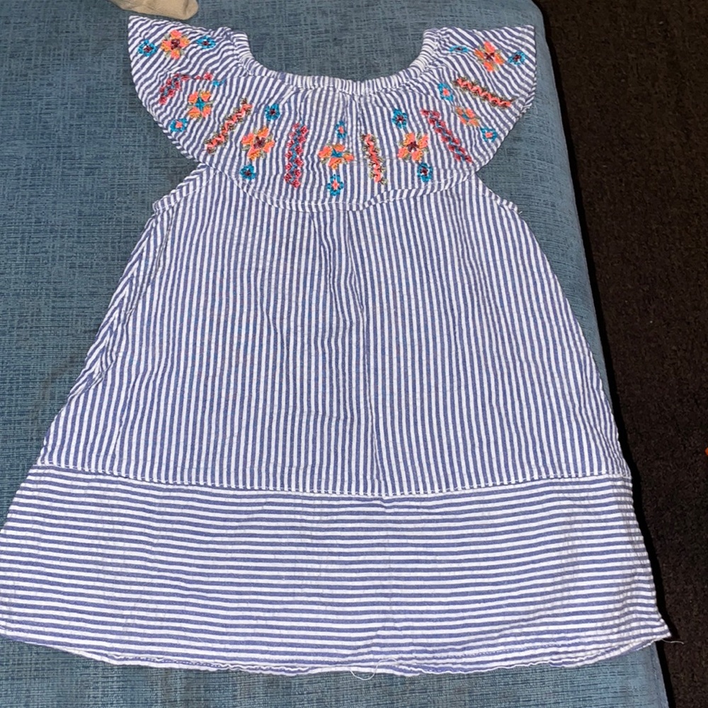 Toddler girl striped top